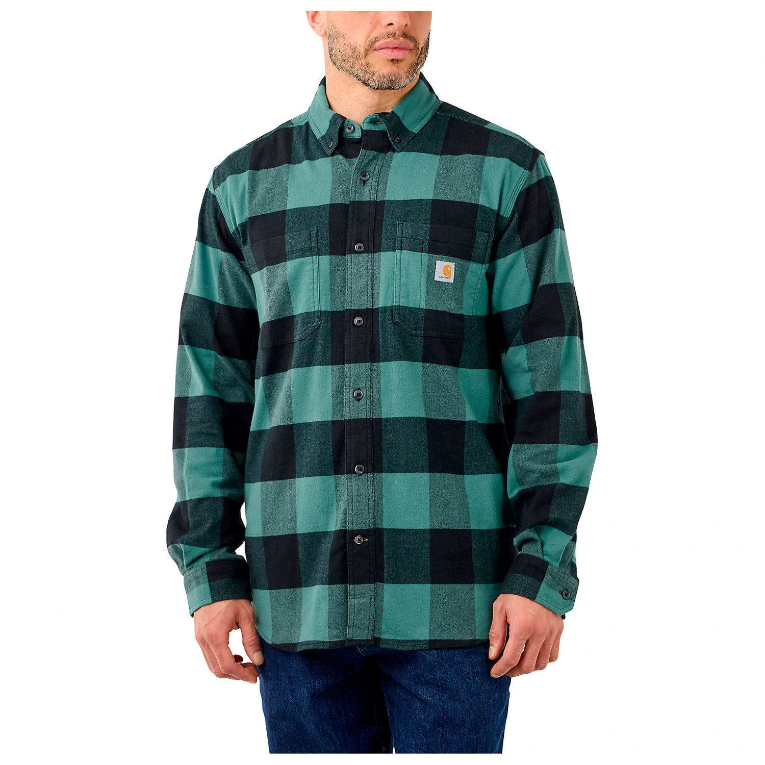 Carhartt Midweight Flannel L/S Plaid Shirt - Hemd 4 Carhartt Midweight Flannel L/S Plaid Shirt - Hemd – Bild 2