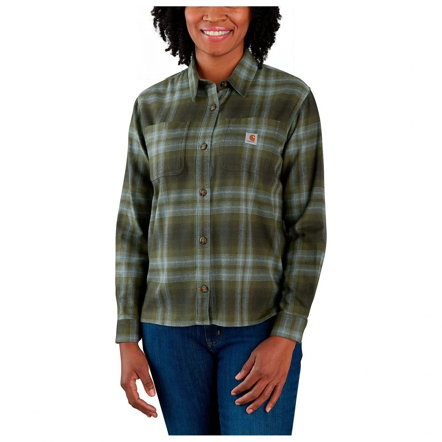 Carhartt Women's Midweight Flannel L/S Plaid Shirt - Hemd 4 Carhartt Women's Midweight Flannel L/S Plaid Shirt - Hemd – Bild 2